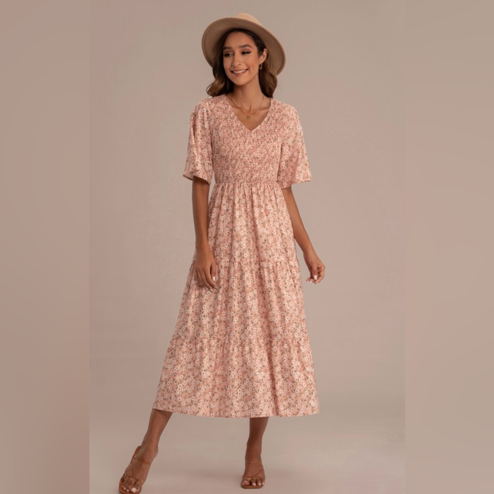 Love Olive Co Smocked Dress